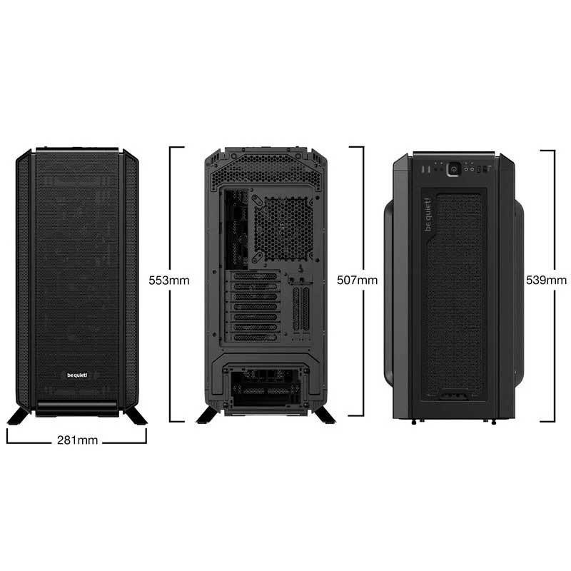 CAJA PC ATX BEQUIET SILENT BASE 802 - Imagen 3