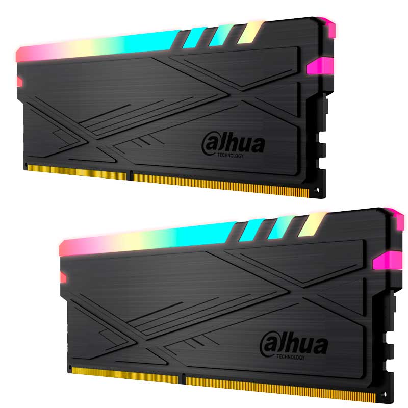 MEMORIA RAM DDR4 3600 C600 RGB GRIS DAHUA 16 GB 2 x8 gb