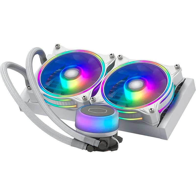 REFRIGERACION LIQUIDA COOLER MASTER LIQUID ML240 ILLUSION BLANCA