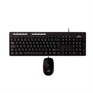 TECLADO Y RATON BLUESTORK FIRST II USB NEGRO