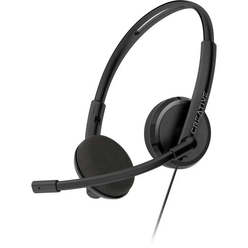 AURICULARES CREATIVE HS-220 USB CON MICROFONO NEGRO