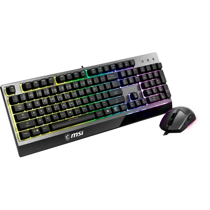 TECLADO Y RATON GAMING MSI VIGOR GK30 COMBO RGB NEGRO