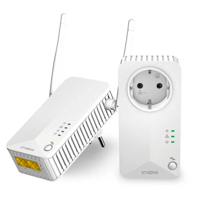 PLC STRONG POWERLINE 600 KIT WIFI 600 Mbps