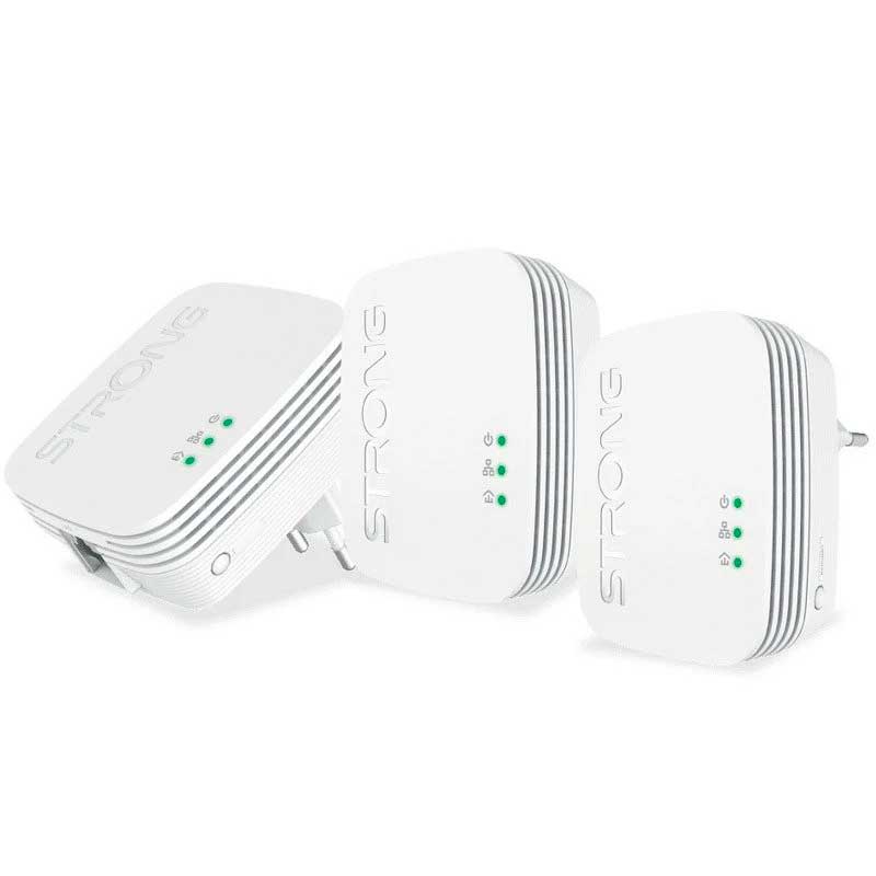 PLC STRONG POWERLINE 600 KIT TRIPLE MINI 600 Mbps