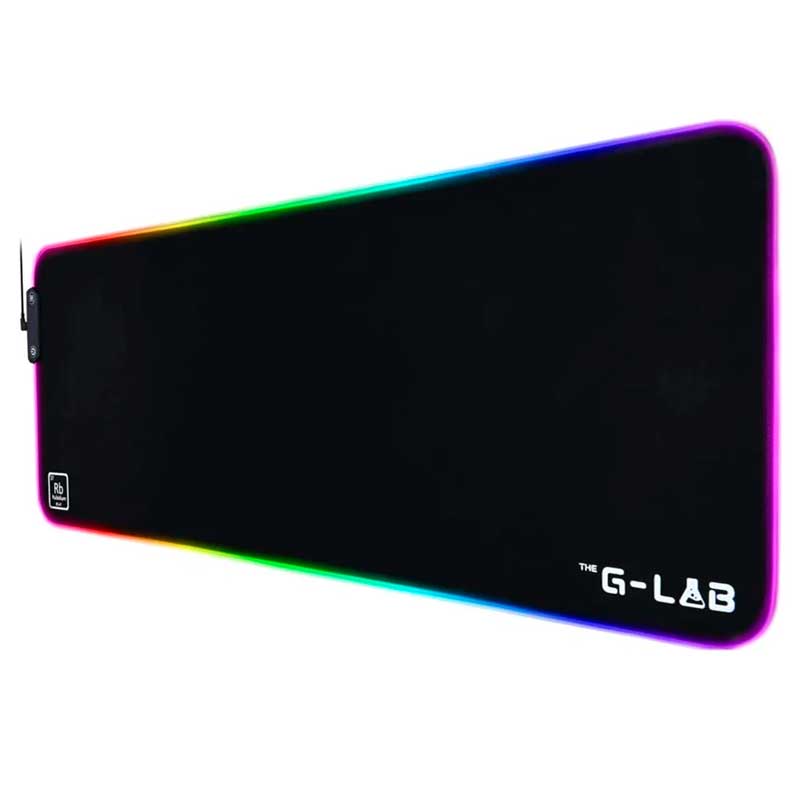 ALFOMBRILLA GAMING G-LAB PAD RUBIDIUM XXL RGB 80 x30 CM