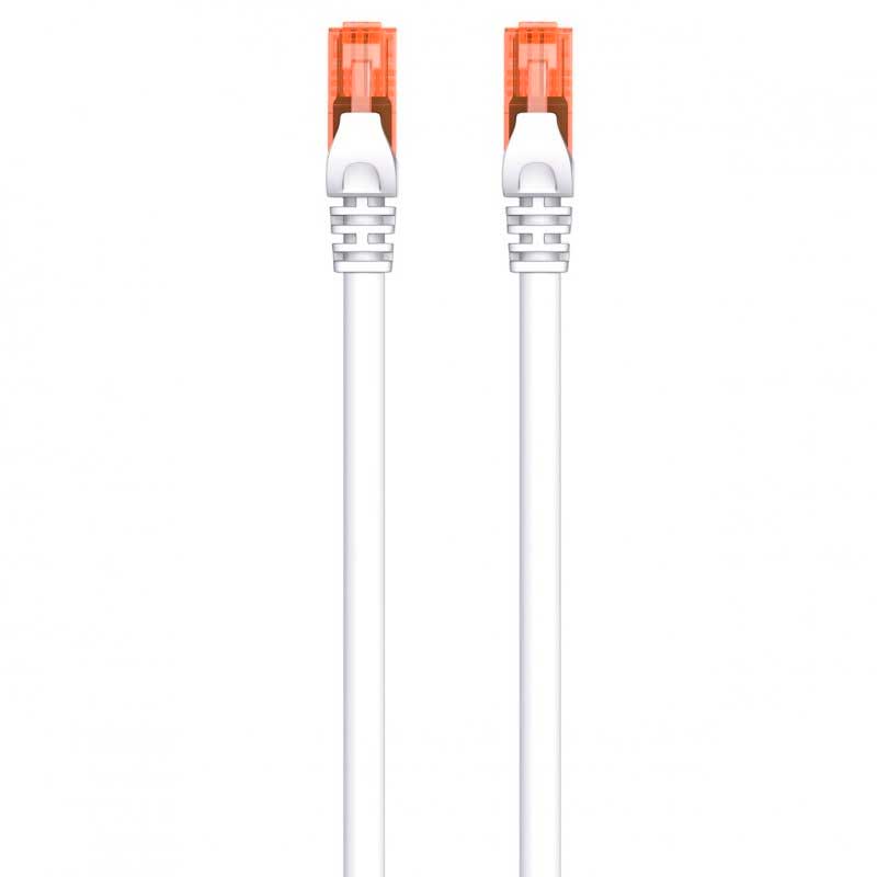 CABLE RED RJ45 UTP CAT 6 EWENT BLANCO 2 METROS