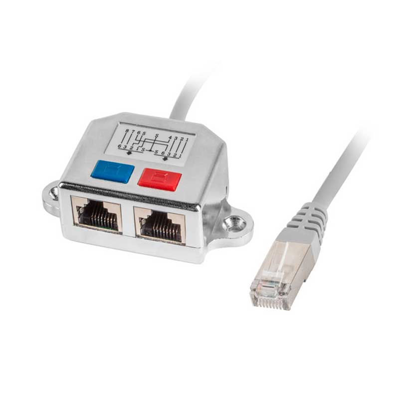 DUPLICADOR DE CONEXION LAN RJ45 AISENS