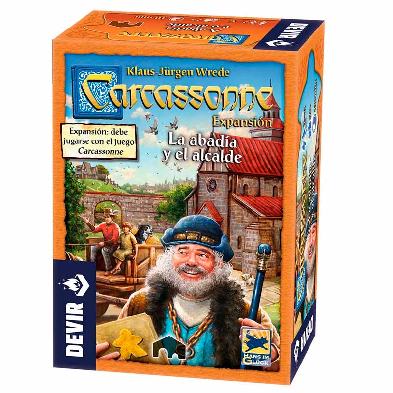 CARCASSONNE EXPANSION LA ABADIA Y EL ALCALDE