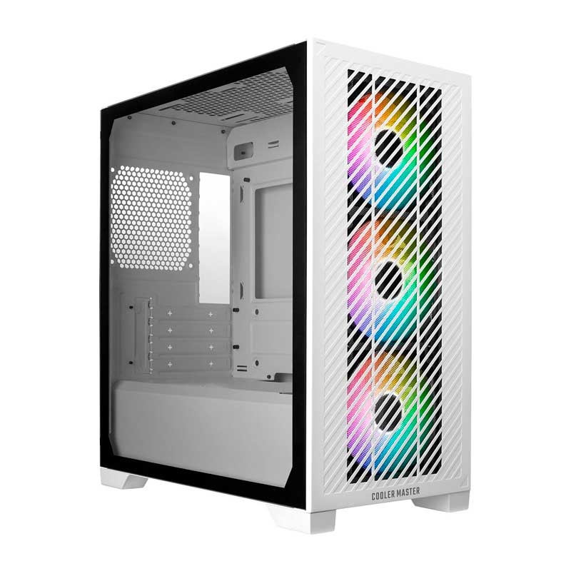 CAJA PC COOLER MASTER ELITE E301 MICRO ATX RGB BLANCA