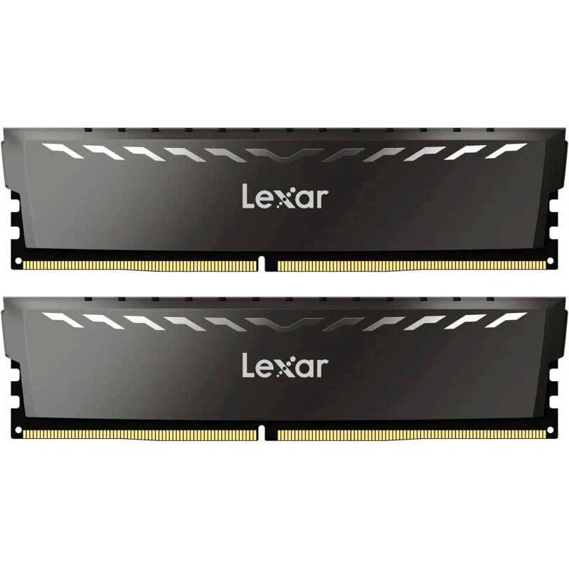 MEMORIA RAM LEXAR THOR DDR4 3600 16 GB 2x8 NEGRA