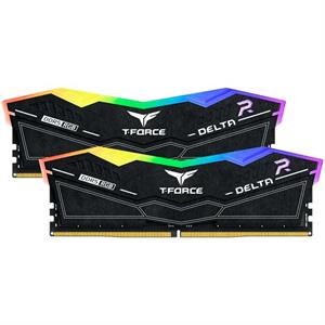 MEMORIA RAM DDR5 TEAMGROUP T-FORCE DELTA RGB 16GB X2 6000 NEGRO