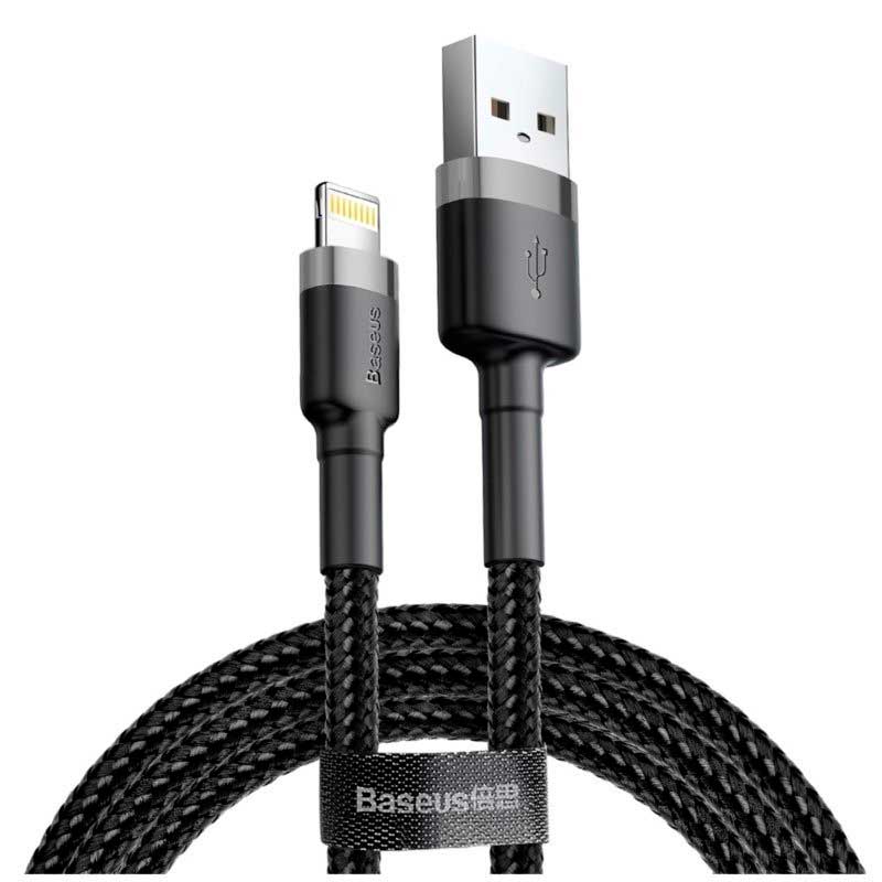 CABLE USB C A LIGHTNING BASEUS 2 METROS NEGRO