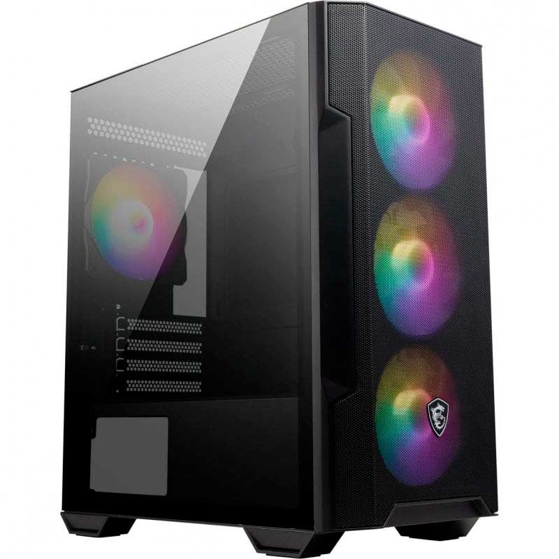 CAJA PC MICRO ATX MSI MAG FORGE M100R NEGRA