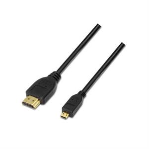 CABLE HDMI A MICRO HDMI 2.0 AISENS 80 CM
