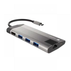 ADAPTADOR USB-C A HDMI 4K 30 Hz ETHERNET LECTOR TARJETAS Y HUB USB NATEC FOWLER PLUS