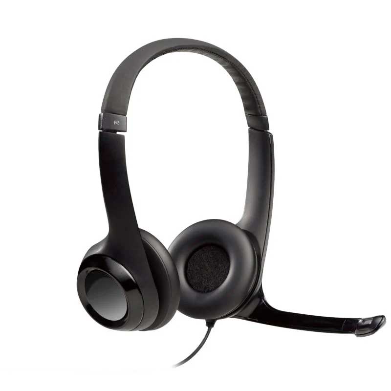 AURICULARES LOGITECH H390 USB NEGRO MICROFONO CON SUPRESION DE RUIDO