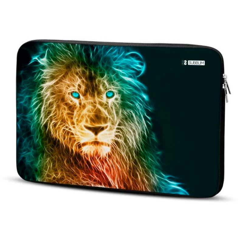 FUNDA NEOPRENO ORDENADOR PORTATIL 15.6 SUBBLIM TRENDY NEO LION