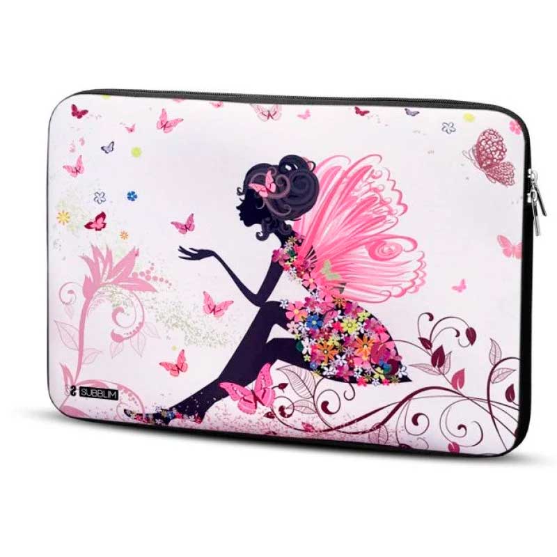 FUNDA NEOPRENO ORDENADOR PORTATIL 15.6 SUBBLIM TRENDY NEO HADA