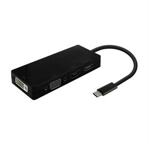 ADAPTADOR USB C VIDEO HDMI - VGA- DISPLAYPORT - DVI AISENS
