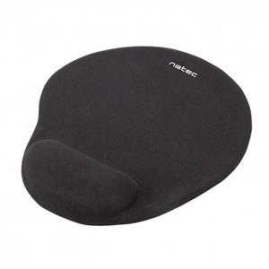 ALFOMBRILLA RATON CON REPOSAMUÑECAS NATEC MARMOT NEGRA