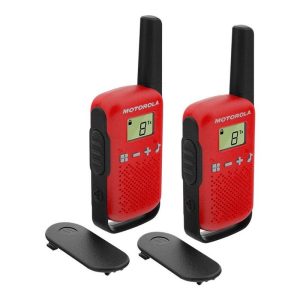 WALKIE-TALKIE MOTOROLA TLKR-T42 ROJO PACKS 2