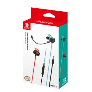 AURICULARES GAMING HORI EARBUDS PRO SWITCH NEON